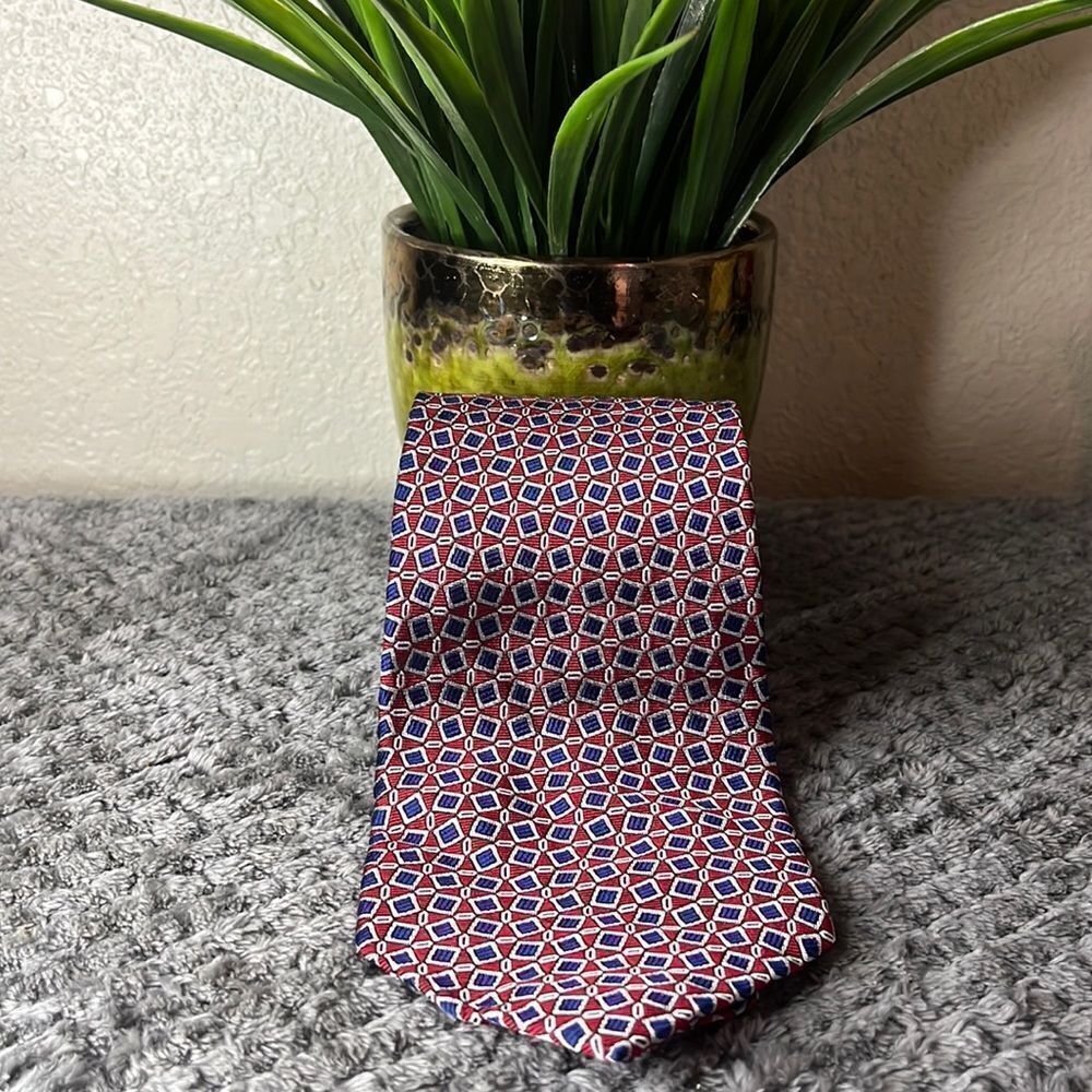RALPH LAUREN💫Lauren💫Red/Blue Men’s Neck Tie